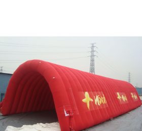 Tent1-364 Red Inflatable Tunnel Tent