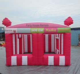 Tent1-533 Red Inflatable Tent For Party House Rentals