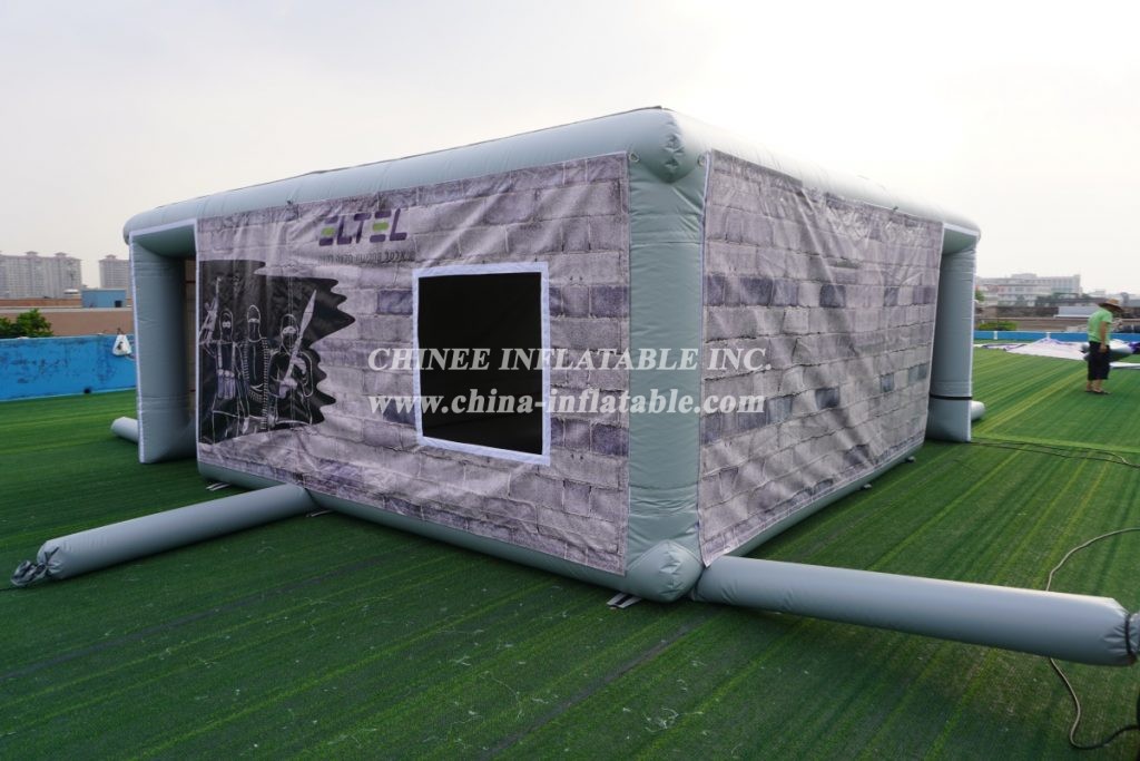 Tent1-801 Inflatable Structure Shooting Practice Military Training Tent Custom Air Buliding Tent