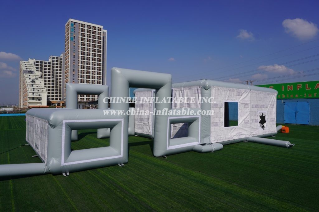 Tent1-805 Removable Inflatable Structure Military Training Tent Inflatable House With Yard