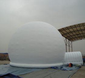 Tent1-4596 Inflatable Dome Tent With Channel