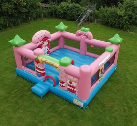 T2-8419 Strawberry Shortcake Inflatable Bouncer
