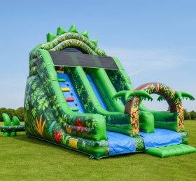 T8-8148 Dinosaur Theme Inflatable Dry Slide