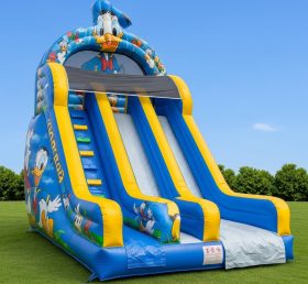 T8-8154 Donald Duck Theme Inflatable Dry Slide