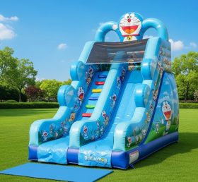 T8-8159 Doraemon Theme Inflatable Dry Slide