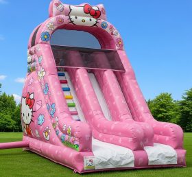 T8-8189 Hello Kitty Theme Inflatable Dry Slide
