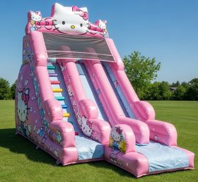 T8-8191 Hello Kitty Theme Inflatable Dry Slide