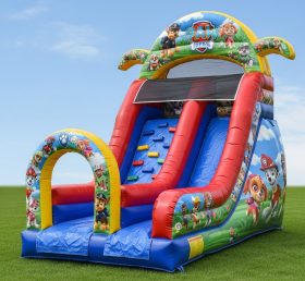 T8-8247 Paw Patrol Theme Inflatable Dry Slide