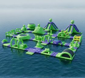 S200 Alien Theme Inflatable Water Park