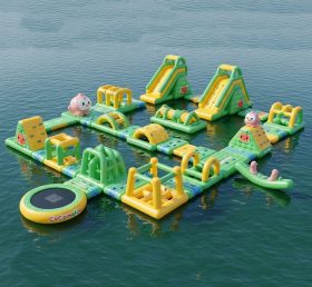 S204 Cocomelon Theme Inflatable Water Park