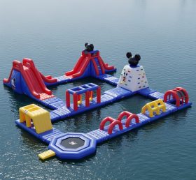 S221 Mickey & Minnie Theme Inflatable Water Park