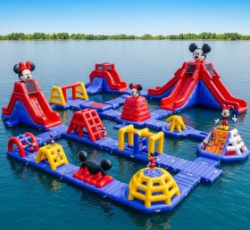 S222 Mickey & Minnie Theme Inflatable Water Park