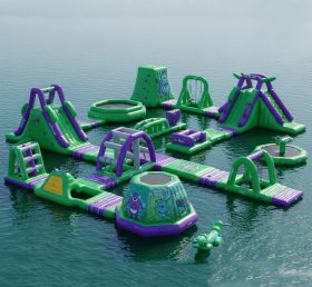 S232 Monster Theme Inflatable Water Park