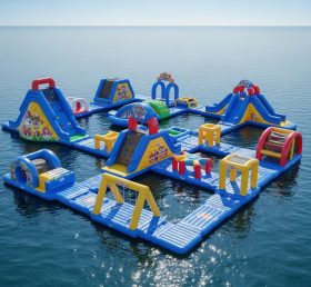 S245 Paw Patrol Theme Inflatable Water Park