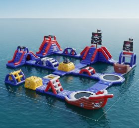 S248 Pirates Theme Inflatable Water Park