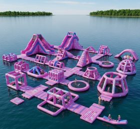 S255 Princess Parties Theme Inflatable Water Park