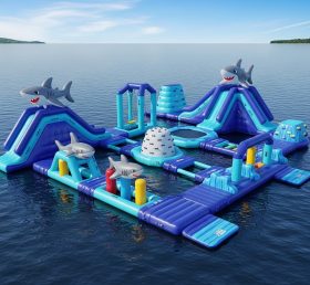 S259 Shark Theme Inflatable Water Park
