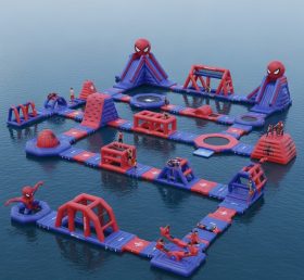 S267 Spider Man Theme Inflatable Water Park
