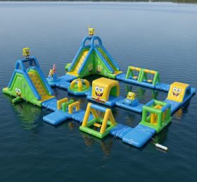 S269 Spongebob Theme Inflatable Water Park