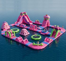 S271 Strawberry Shortcake Theme Inflatable Water Park