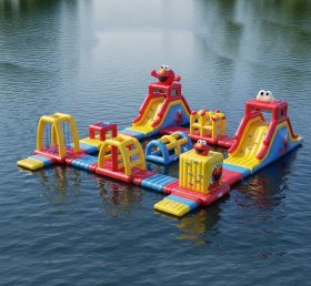 S280 Tickle Me Elmo Theme Inflatable Water Park