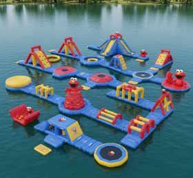 S281 Tickle Me Elmo Theme Inflatable Water Park