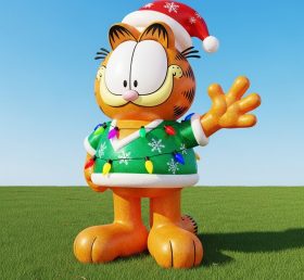 C1-734 Garfield Christmas Inflatable Cartoons