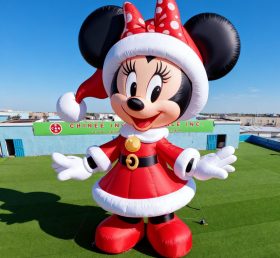 C1-801 Minnie Mouse Christmas Inflatable Decoration