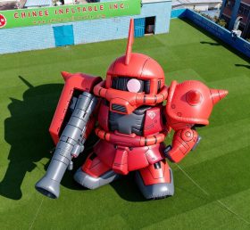 Cartoon3-002 Red Gundam Mecha Robot Inflatable Cartoons
