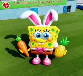 Cartoon3-003 SpongeBob Easter Bunny Inflatable Cartoon