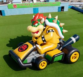 Cartoon3-013 Super Mario Bowser Racing Kart Inflatable Cartoons