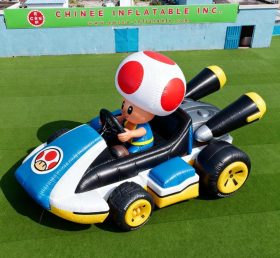 Cartoon3-035 Super Mario Toad Kart Inflatable Cartoons