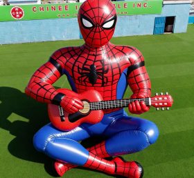 Cartoon3-087 Spider-Man Guitar Playing Inflatable Cartoons