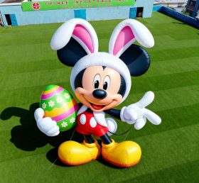 Cartoon3-102 Mickey Mouse Easter Bunny Inflatable Cartoons
