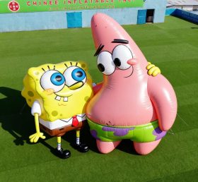 Cartoon3-114 SpongeBob SquarePants and Patrick Star Inflatable Cartoons