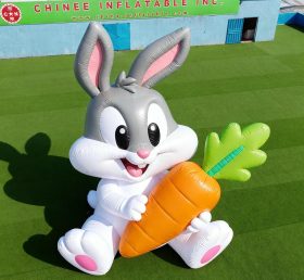 Cartoon3-121 Easter Bunny with Carrot Inflatable Cartoons