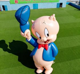 Cartoon3-124 Porky Pig Inflatable Cartoons