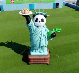 Cartoon3-147 Panda Statue of Liberty Inflatable Cartoons