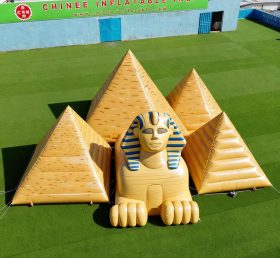 Cartoon3-171 Egyptian Sphinx and Pyramids Inflatable Cartoons