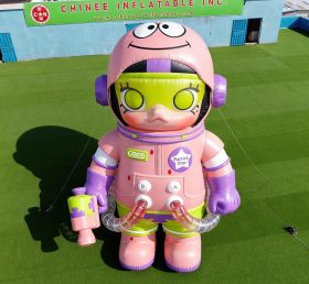 Cartoon3-197 Pink Astronaut Space Pop Mart Inflatable Cartoons