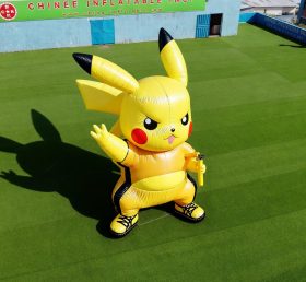 Cartoon3-473 Bruce Lee style Pikachu Inflatable Cartoons