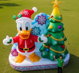 Cartoon3-541 Donald Duck Christmas Theme Inflatable Cartoon