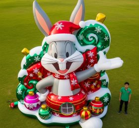 Cartoon3-632 Looney Tunes Christmas Rabbit Inflatable Cartoon