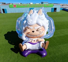 Cartoon3-698 Pop Mart Labubu Luffy Inflatable Cartoon