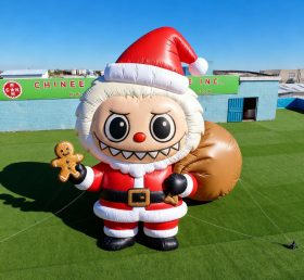 Cartoon3-714 Pop Mart Labubu Santa Claus Inflatable Cartoon