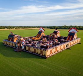 GF2-341 American Indian Theme Inflatable Park