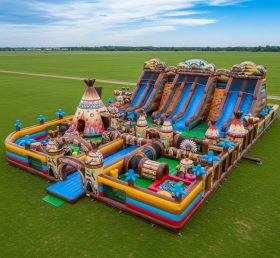 GF2-342 American Indian Theme Inflatable Park