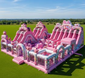 GF2-345 Barbie Theme Inflatable Park