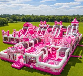 GF2-348 Barbie Theme Inflatable Park