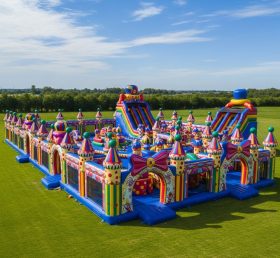 GF2-366 Clown Theme Inflatable Park